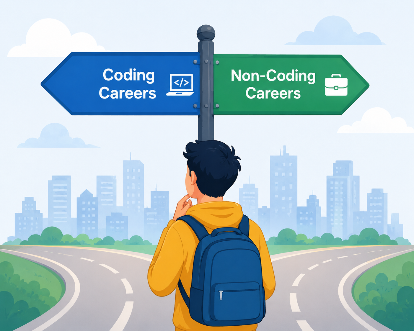 Coding and non coding IT career options for students